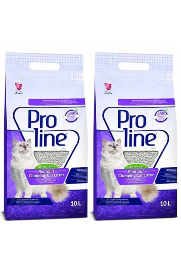 Proline Lavanta Kokulu Kedi Kumu 10 L x 2 Adet