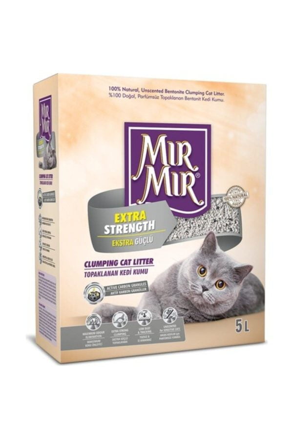 MırMır Extra Strenght Aktif Karbonlu Kedi Kumu 5 L
