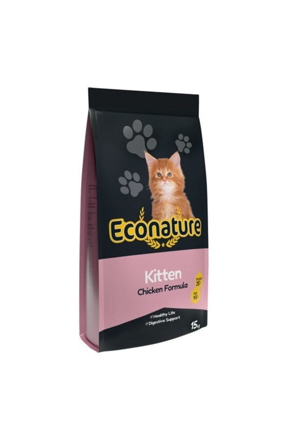 Econature Tavuklu Yavru Kedi Maması 15 kg