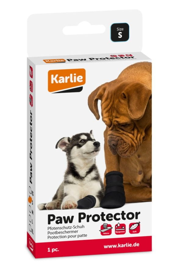 Karlıe Köpek Pati Koruyucu Siyah (s)