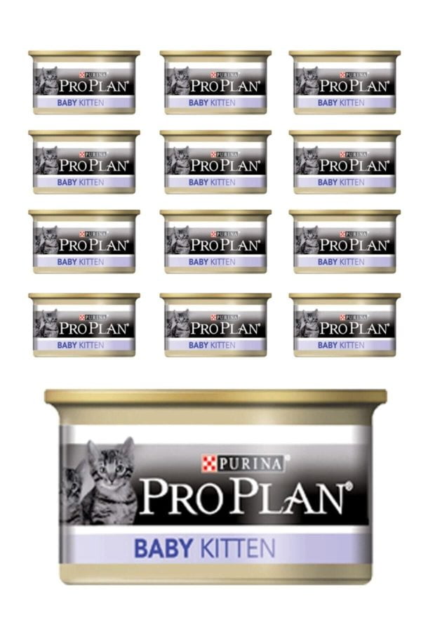 Pro Plan Baby Kitten Tavuk Etli Yavru Yaş Kedi Maması - 85 Gr X 12 Adet