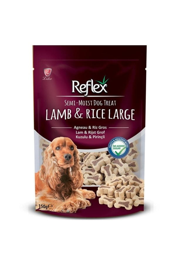 Reflex Kuzulu Ve Prinçli Büyük Kemikler Yumuşak Köpek Ödülü 150gr