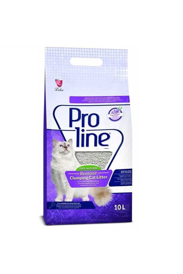 Proline Lavanta Kokulu Kedi Kumu 10 L