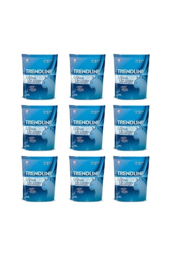 Trendline Kristal Silika Kedi Kumu 3.6 lt x 9 Adet