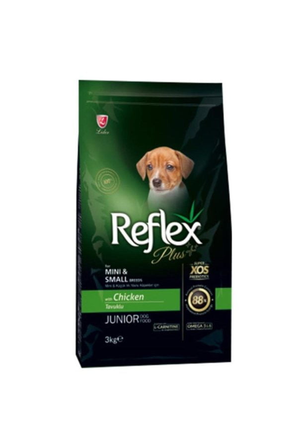 Reflex Plus Mini & Small Küçük Irk Tavuklu Yavru Köpek Maması 3 kg