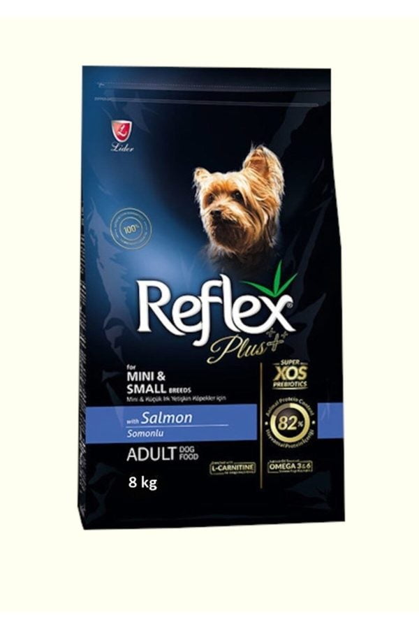 Reflex Plus Küçük & Mini Irk Somonlu Yetişkin Köpek Maması 8 Kg