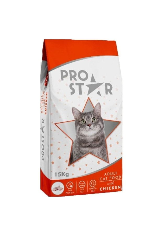 Pro Star Tavuklu Yetişkin Kedi Maması 15 Kg