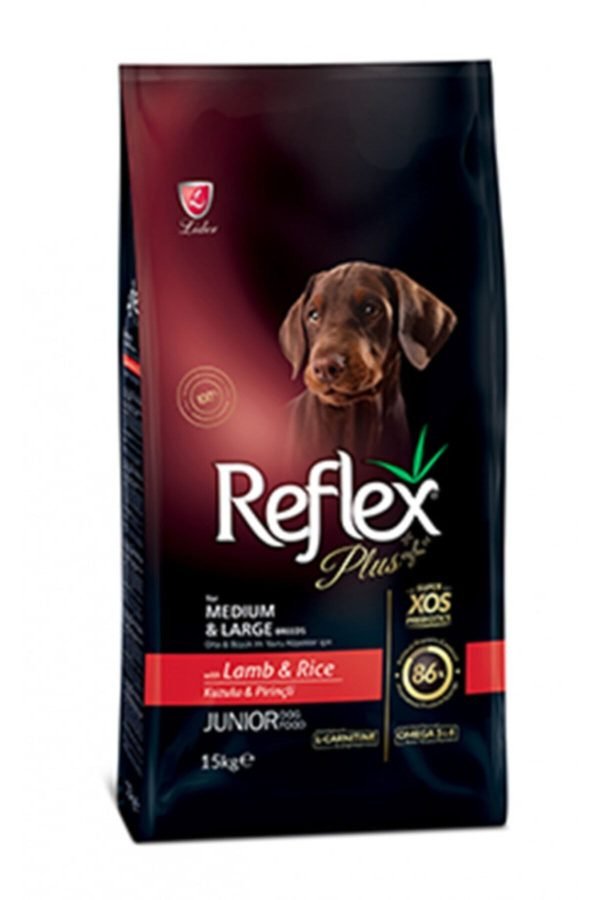 Reflex Plus Kuzulu Pirinçli Yavru Köpek Maması 15 kg