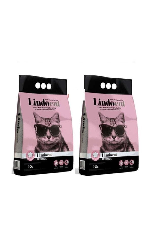 Lindocat Bebek Pudrası Kokulu İnce Taneli Kedi Kumu 10 L x 2 Adet