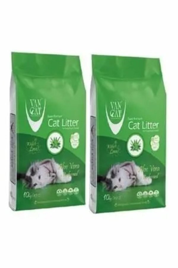 VanCat Aloevera Kokulu Ince Tane Kedi Kumu 10 Kg X 2 Adet
