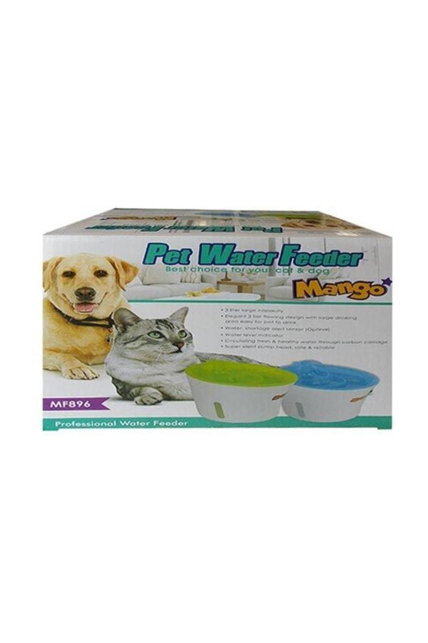 Mango Mf896 Kedi Ve Köpek Otomatik Su Sebili 3 Lt Mavi – Yeşil