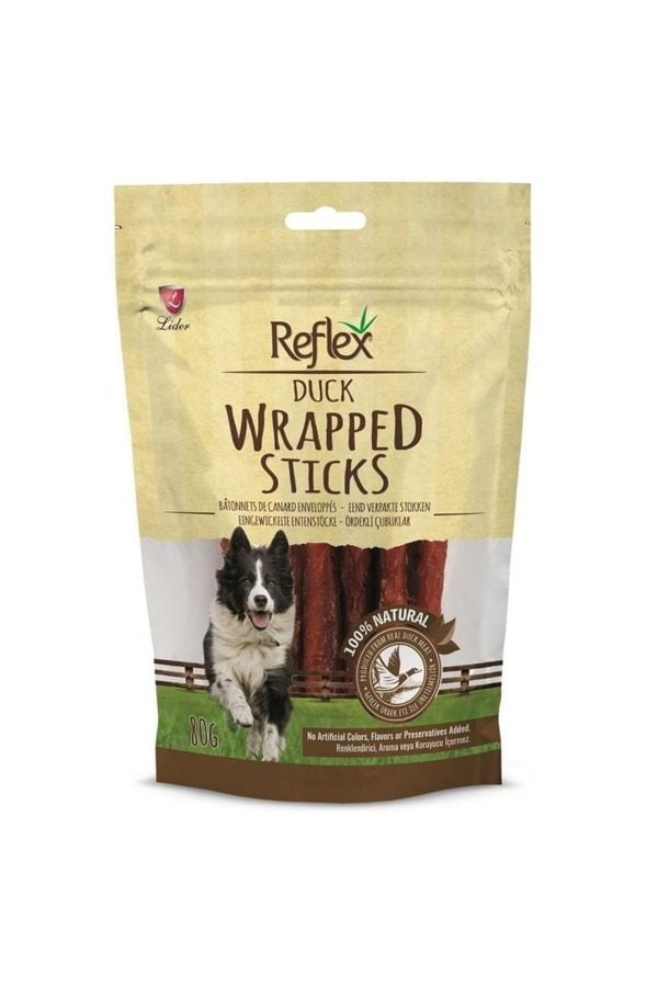 Reflex Duck Wrapped Sticks Ördek Çubukları Köpek Ödülü 80 Gr