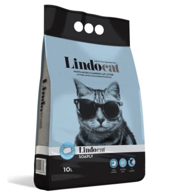 Lindocat Marsilya Sabunu Kokulu İnce Taneli Kedi Kumu 10 L