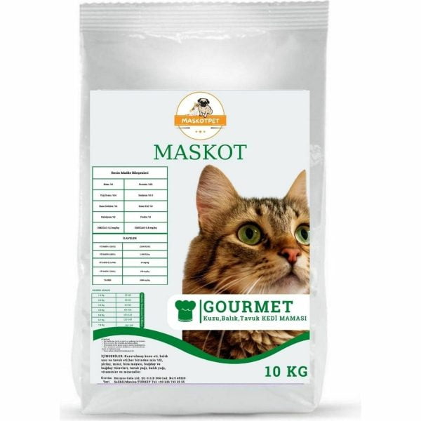Maskot Gurme Yetişkin Kedi Maması 10 kg