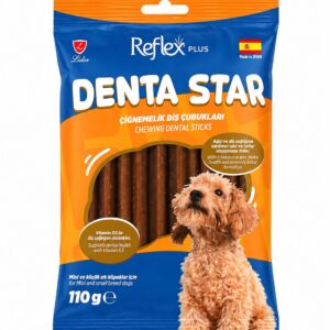 Reflex Plus Denta Star Diş Sağlığı Destekleyici Mini Ve Küçük Irk Köpek Ödül Maması 110 Gr