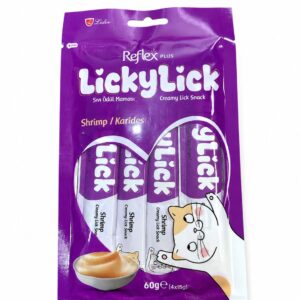 REFLEX PLUS LİCKYLİCK KEDİ SIVI ÖDÜL KARİDES