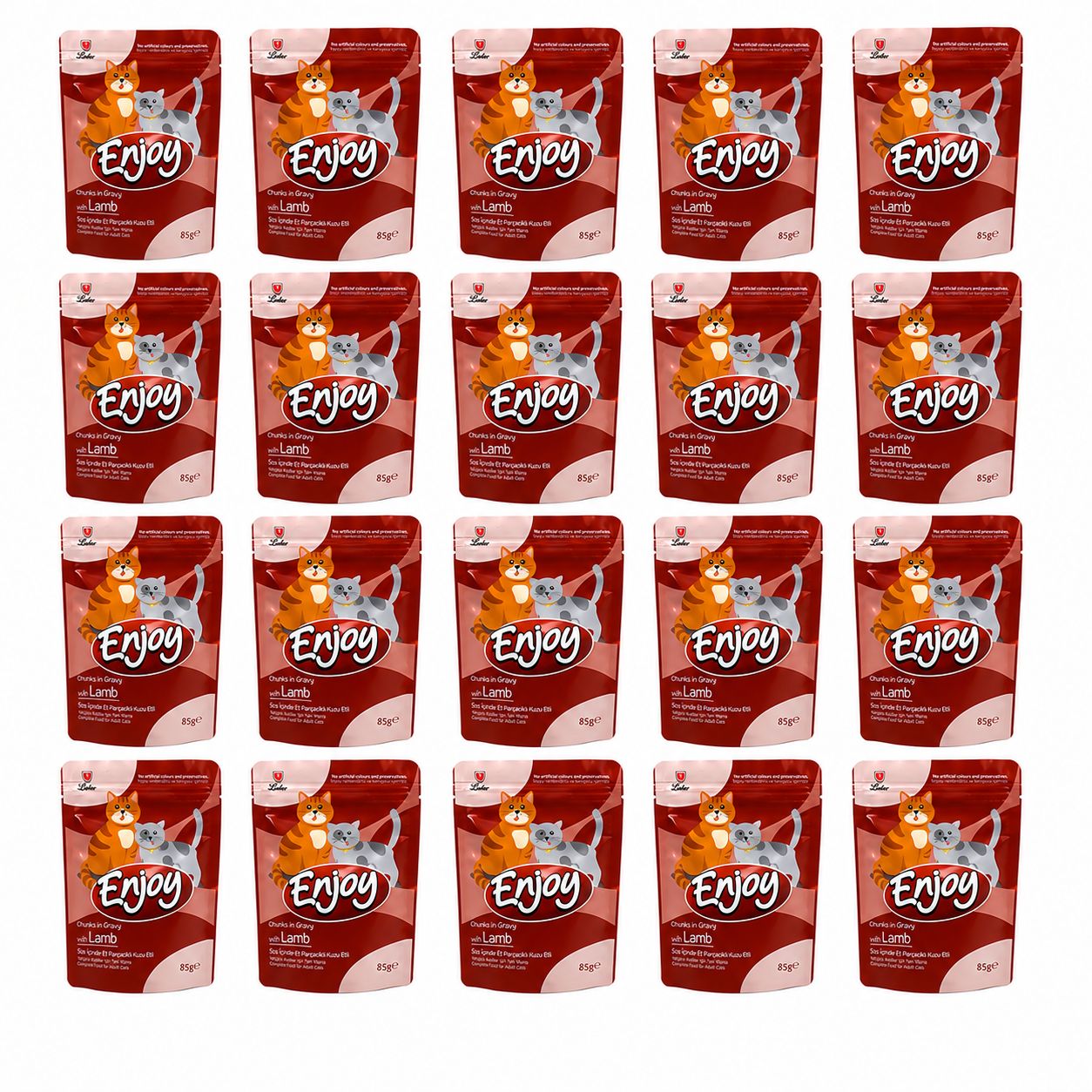 ENJOY KUZU ETLİ KEDİ POUCH 85 GR*22 ADET