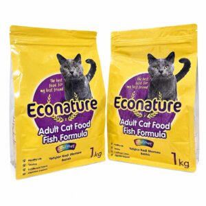 ECONATURE GURME BALIKLI KEDİ MAMASI 1 KG*2 ADET