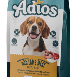 Adios Yetişkin Köpek Maması Kuzu Etli