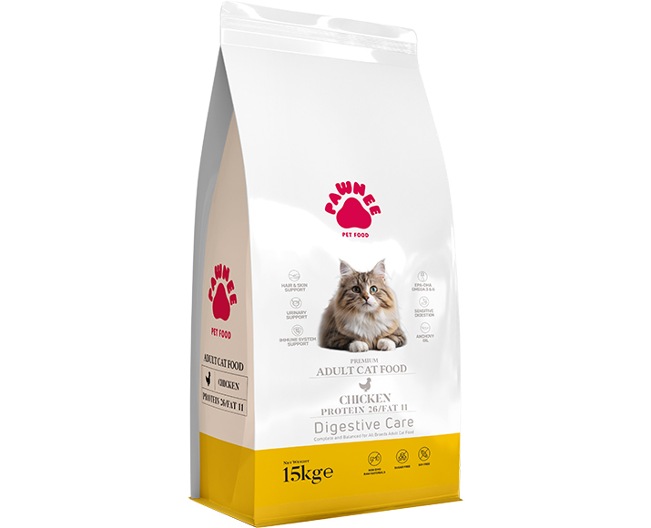 PawNee Tavuklu Yetişkin Kedi Maması 15 KG