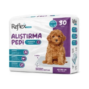 Reflex Care Lavantalı Kaydırmaz Köpek Alıştırma Pedi 60x90cm (30'lu)