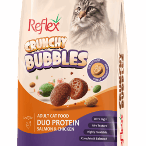 REFLEX CRUNCHY BUBLES DUO PROTEİN SOMON-TAVUK KEDİ MAMASI  1 KG