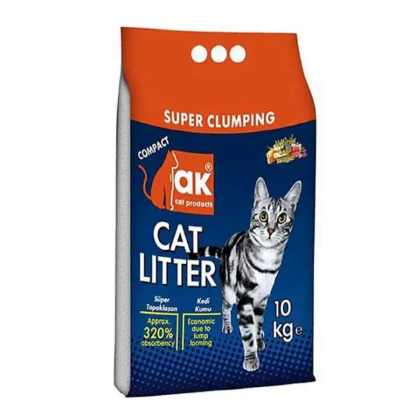 Akkum Marsilya Sabunu Kokulu İnce Taneli Topaklaşan Kedi Kumu 10 KG