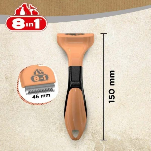 8in1 Perfect Coat DeShedder Kediler İçin Tüy Alıcı Tarak - Görsel 2