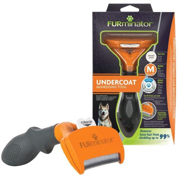 Furminator Short Hair M Kısa Tüylü Orta Irk Köpek Tarağı