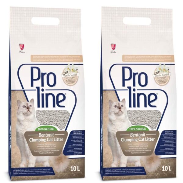 Proline Vanilya Kokulu Kedi Kumu 10 L x 2 Adet