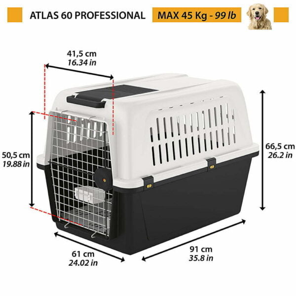 Ferplast Atlas 60 Köpek Taşıma Kafesi - Görsel 3