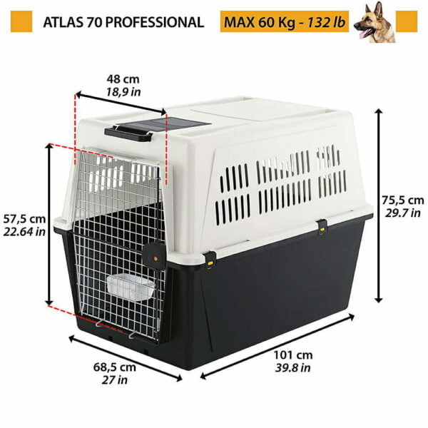 Ferplast Atlas 70 Köpek Taşıma Kafesi - Görsel 3