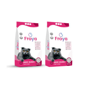 Froya Bebek Pudralı Topaklanan Bentonit Kedi Kumu 10L x 2