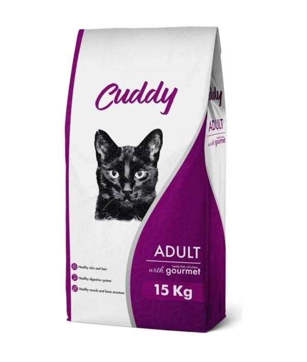 Cuddy Yetişkin Kedi Maması Gourmet 15 Kg
