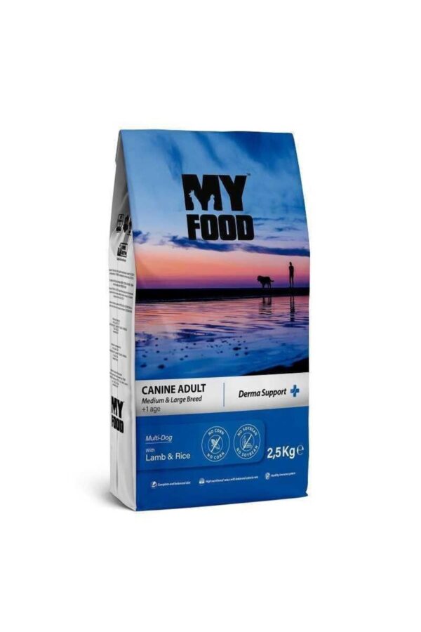 My Food Kuzu Etli Orta/Büyük Irk Yetişkin Köpek Maması 2,5 kg