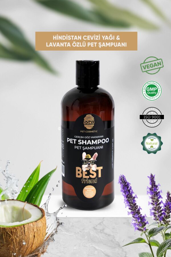 Doku Pet Cosmetic Kedi ve Köpekler İçin Göz Yakmayan Şampuan 500 ml - Görsel 6