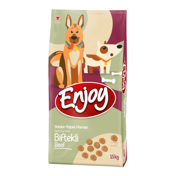 Enjoy Biftekli Köpek Maması 15 kg