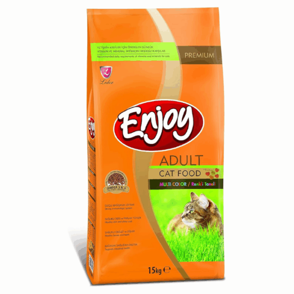 Enjoy Multicolor Renkli Gurme Kedi Maması 15 Kg