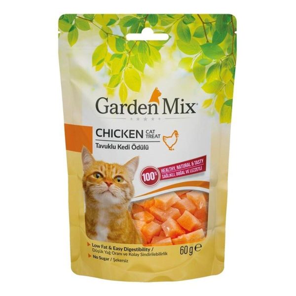 Garden Mix Tavuklu Kedi Ödül Maması 60 gr