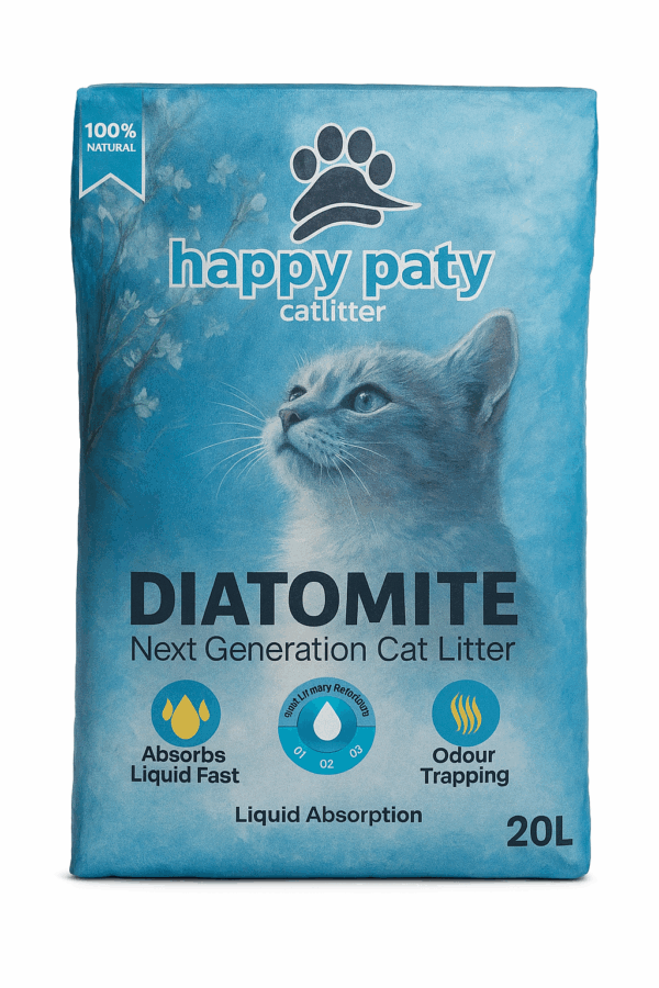 HAPPY PATY DİATOMİT KEDİ KUMU 20 LT - Görsel 2