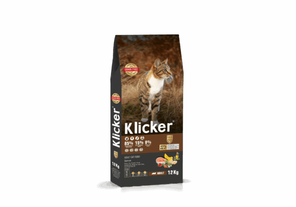 Klicker Yetişkin Kedi Maması Somonlu 12kg