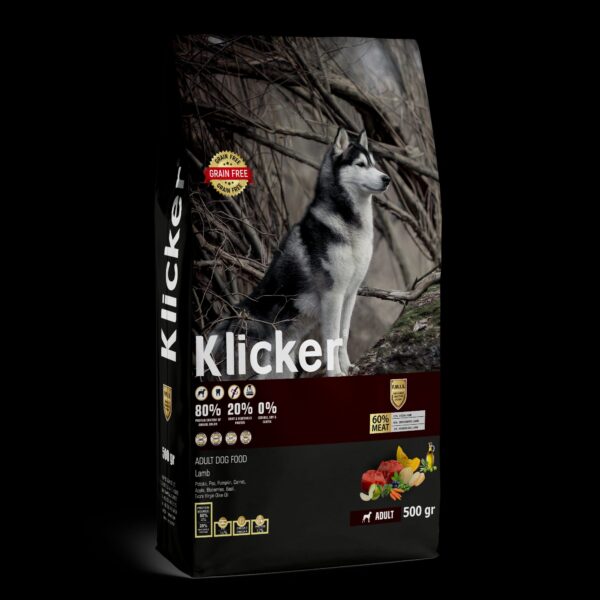 Klicker Yetişkin Köpek Maması Kuzulu 12 kg
