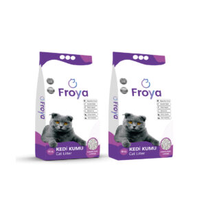 Froya Lavanta Kokulu 10l X 2 Topaklanan Bentonit Kedi Kumu