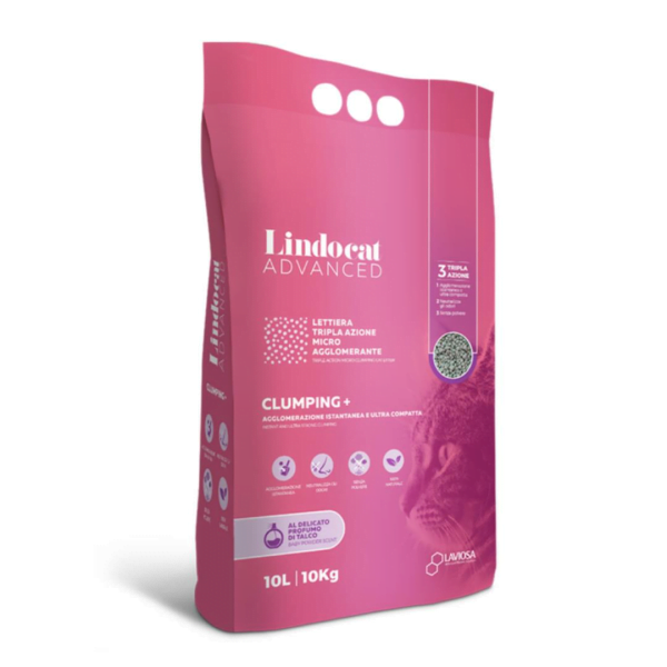 Lindocat Advanced Clumping+ Bebek Pudrası Kokulu kedi Kumu 10 L