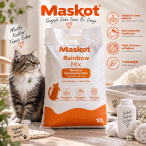 Maskotpet Parfümlü Bentonit Kedi Kumu 10 Litre