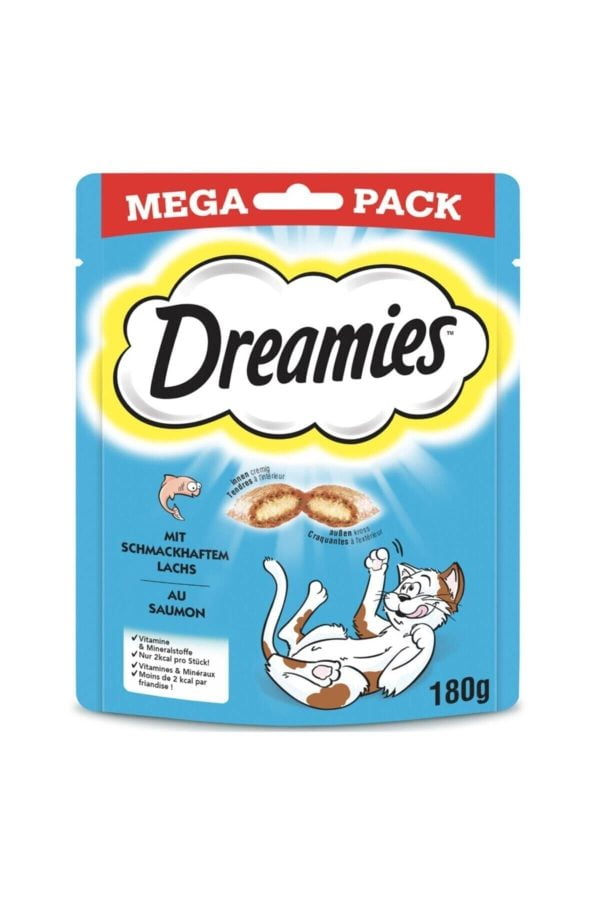 Dreamies Mega Pack Somonlu Kedi Ödül Maması 180 gr