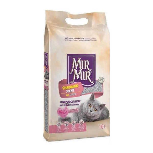 Mırmır Charming Scent Bebek Pudrası Kokulu Kedi Kumu 10 L