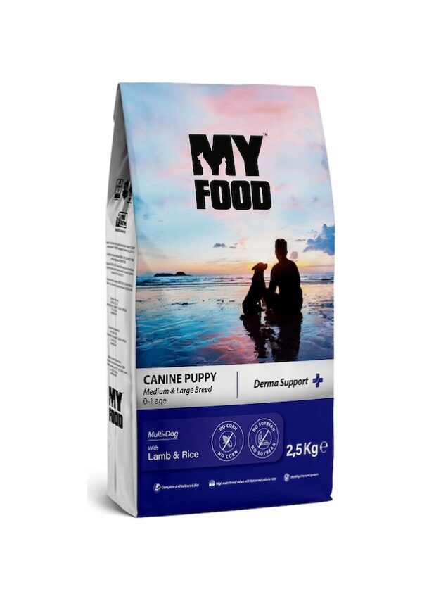 My Food Kuzu Etli Orta/Büyük Irk Yavru Köpek Maması 2,5 kg
