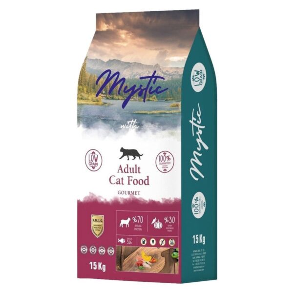 Mystic Az Tahıllı Gourmet Yetişkin Kedi Maması 15 kg