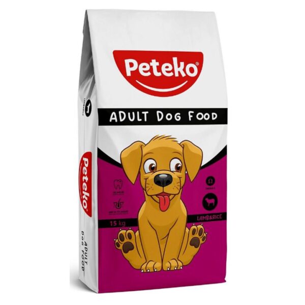 Peteko Kuzu Etli Yetişkin Köpek Maması 15 kg